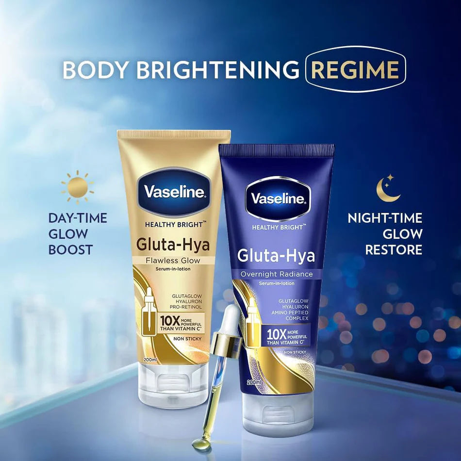 Vaseline Gluta-Hya Overnight Radiance, Serum-In-Lotion 300ml
