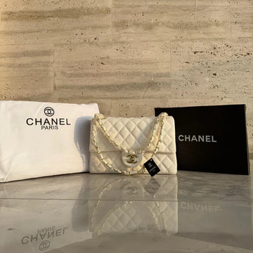 Chanel Paris Limited Edition Double Flap Lambskin Bag ( BLACK)