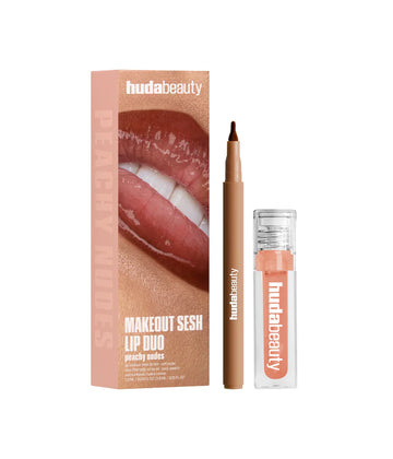Huda BeautyMake Out Sesh Lip Stain and Lip Gloss Duo