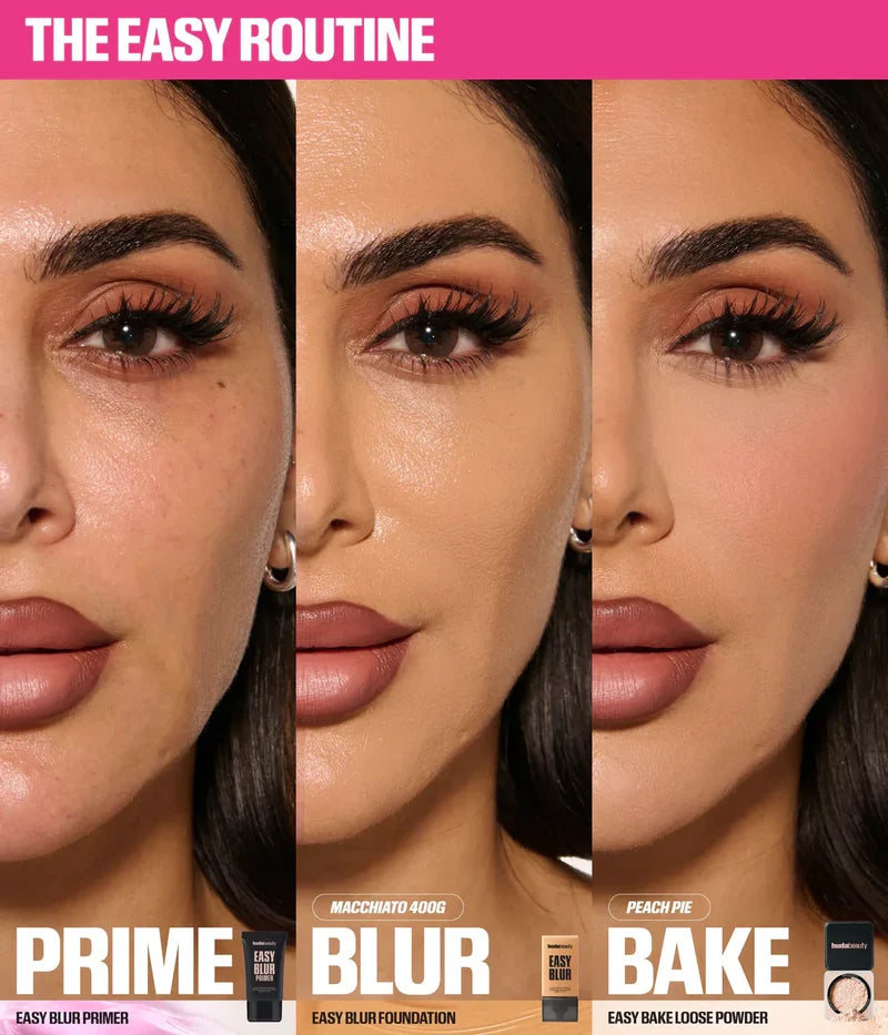 Huda Beauty EASY BLUR SILICONE FREE SMOOTHING PRIMER BRONZE FUDGE