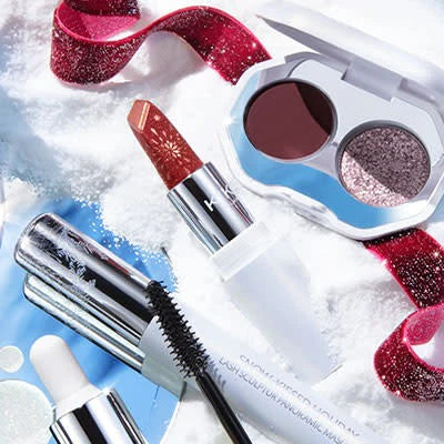 Snow-Kissed Holiday Sparkly Peaks Lipstick