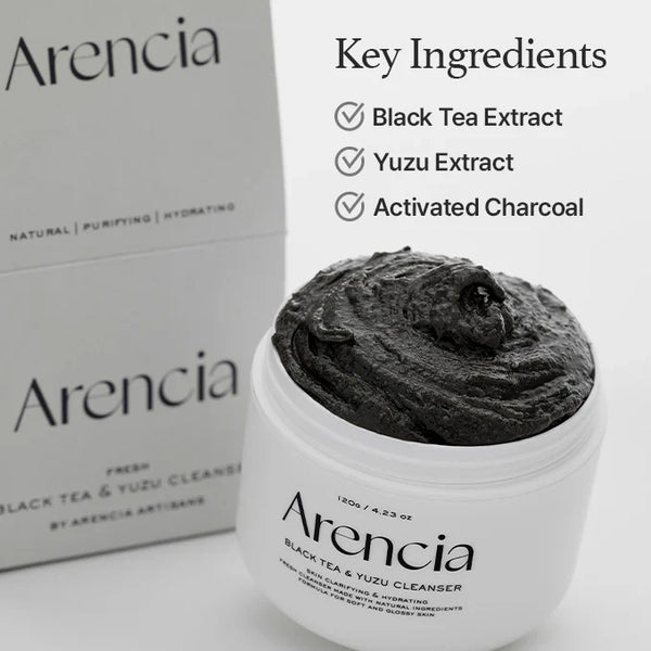 Arencia Black Tea & Yuzu Cleanser 120g