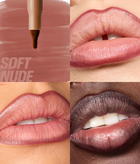 HUDA BEAUTY LIP CONTOUR LIP STAIN FOR 12-HOUR WEAR